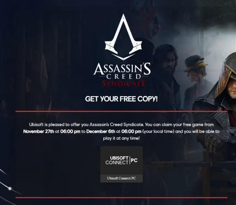 Assassins Creed Syndicate Free For A Limited Time 4001